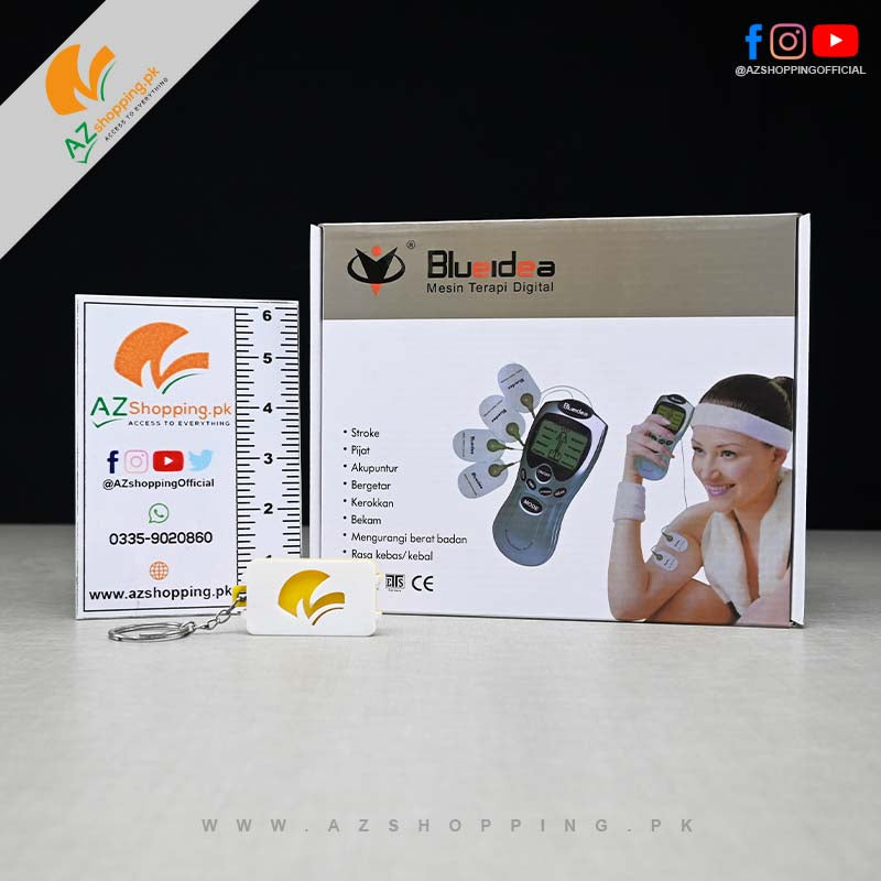 Blueidea – Mesin Terapi Digital (Physio Therapy Machine & Digital Therapy Body Massager, Pain Relief, Fat Burner and Relaxation) – Item No: 2008B