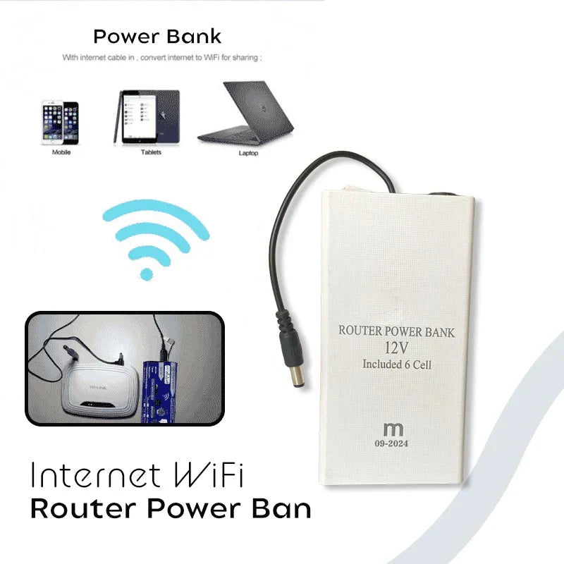 Wifi Router Power Bank (8-10hrs Battery Time)