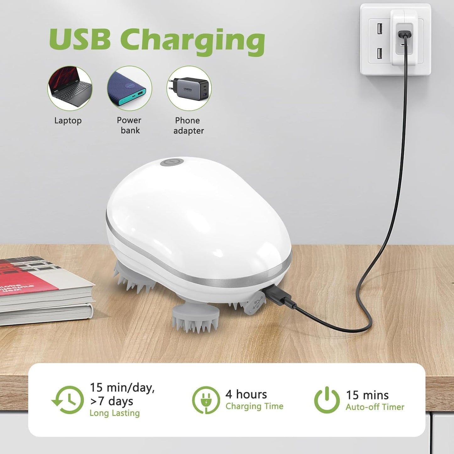 AuraScalp Pro 3D Spa Massager