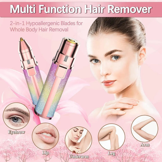 2 in 1 Electric Eyebrow Trimmer
