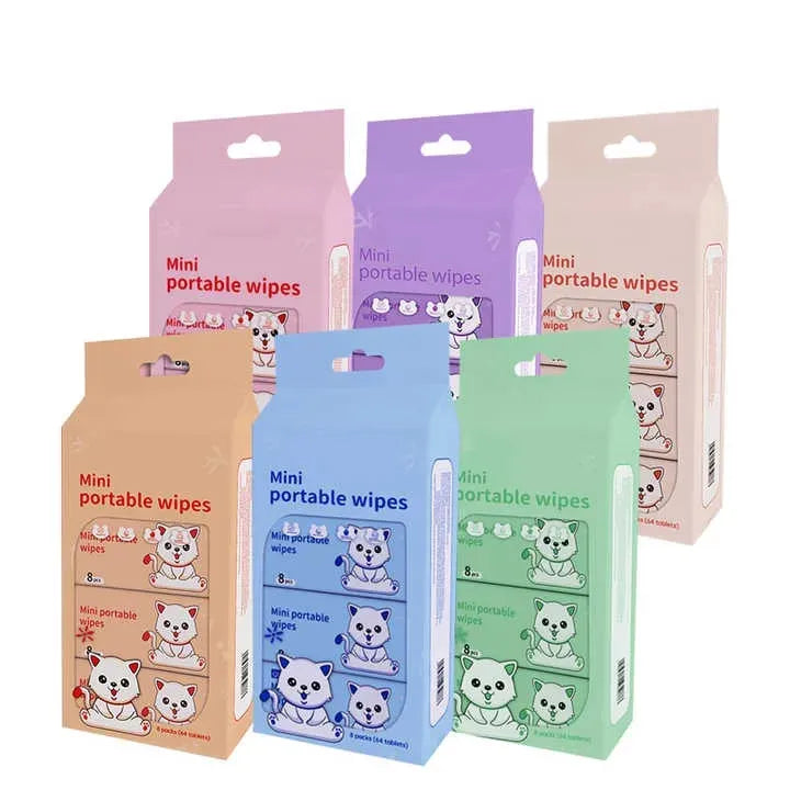 Mini Cleaning Wipes Wet