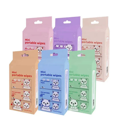 Mini Cleaning Wipes Wet